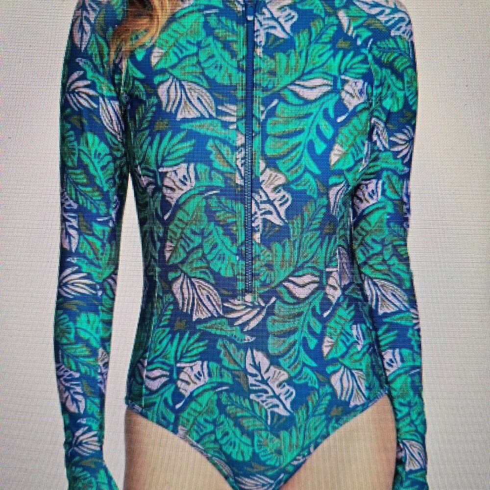 Long Sleeve Swimsuit. Sun Protection.